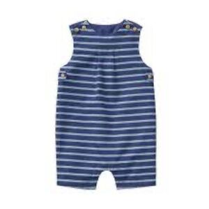 Janie and Jack Striped Oxford One piece
